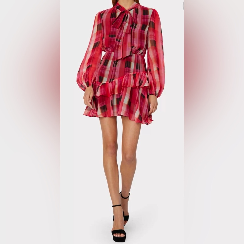 Milly Hadlee Prep Plaid Dress